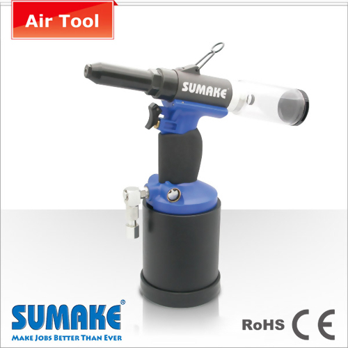 Air Hydraulic Rivet Tool -1/4", Long Stroke, Non-Vacuum Type